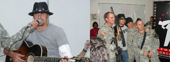 Kid Rock Rocks the Troops