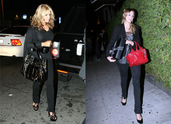 Jessica and Ashlee Back in Black Jessica and Ashlee Back in Black