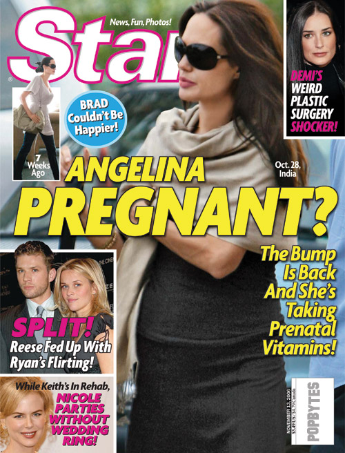 New Angelina Pregnancy Rumors New Angelina Pregnancy Rumors