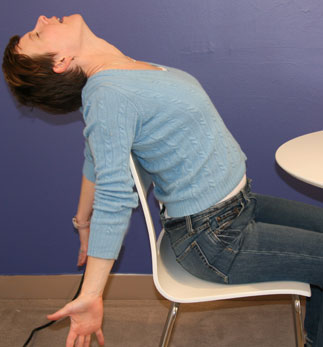 Put your mouse down and...Arch over your chair