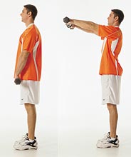 Get Lifted: Dumbbell Front Raises