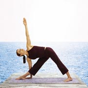 Strike A Yoga Pose:  Triangle Pose