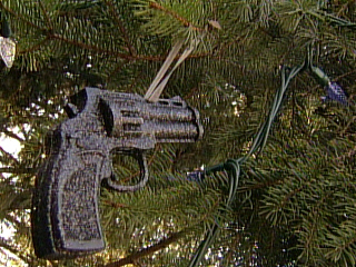 Funny or Stupid? Gun Christmas Ornaments