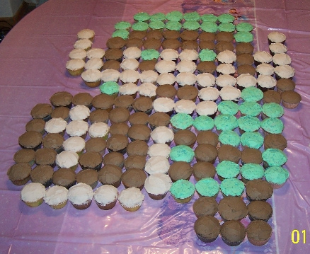 Totally Geeky or Geek Chic? Zelda Cup Cake Display