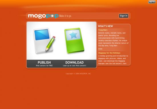 Mogopop: Multimedia Content For Your iPod