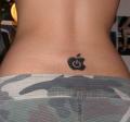Totally Geeky or Geek Chic? Apple Tattoo