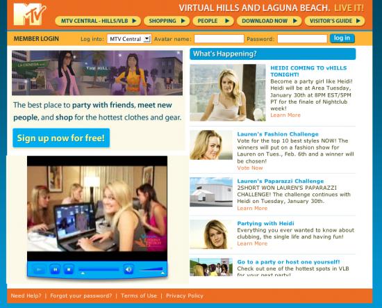 MTV Introduces Virtual Hills and Laguna Beach