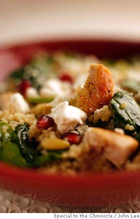 Today's Special: Turkey Couscous Salad with Pomegranates