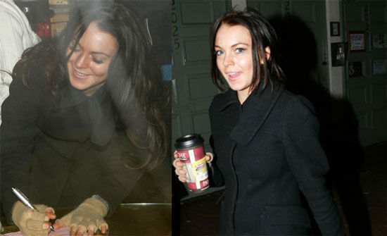 Lohan Nurses Her (Not-Booze) Addiction