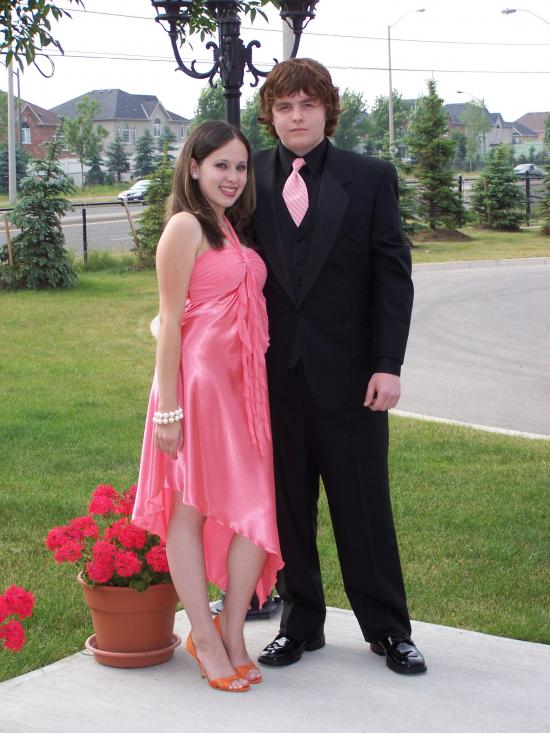 My oldest, Adam with girlfriend Tabitha - Prom June 2006 - currently studying for Toronto Police Dept.