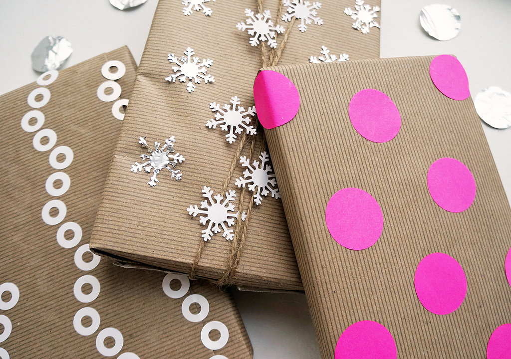 pink and brown wrapping paper