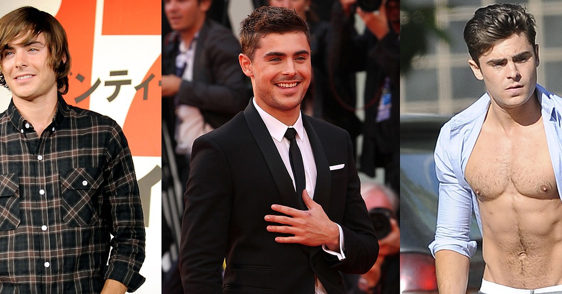 Zac Efron's Evolution in Hot Pictures and GIFs | POPSUGAR Celebrity