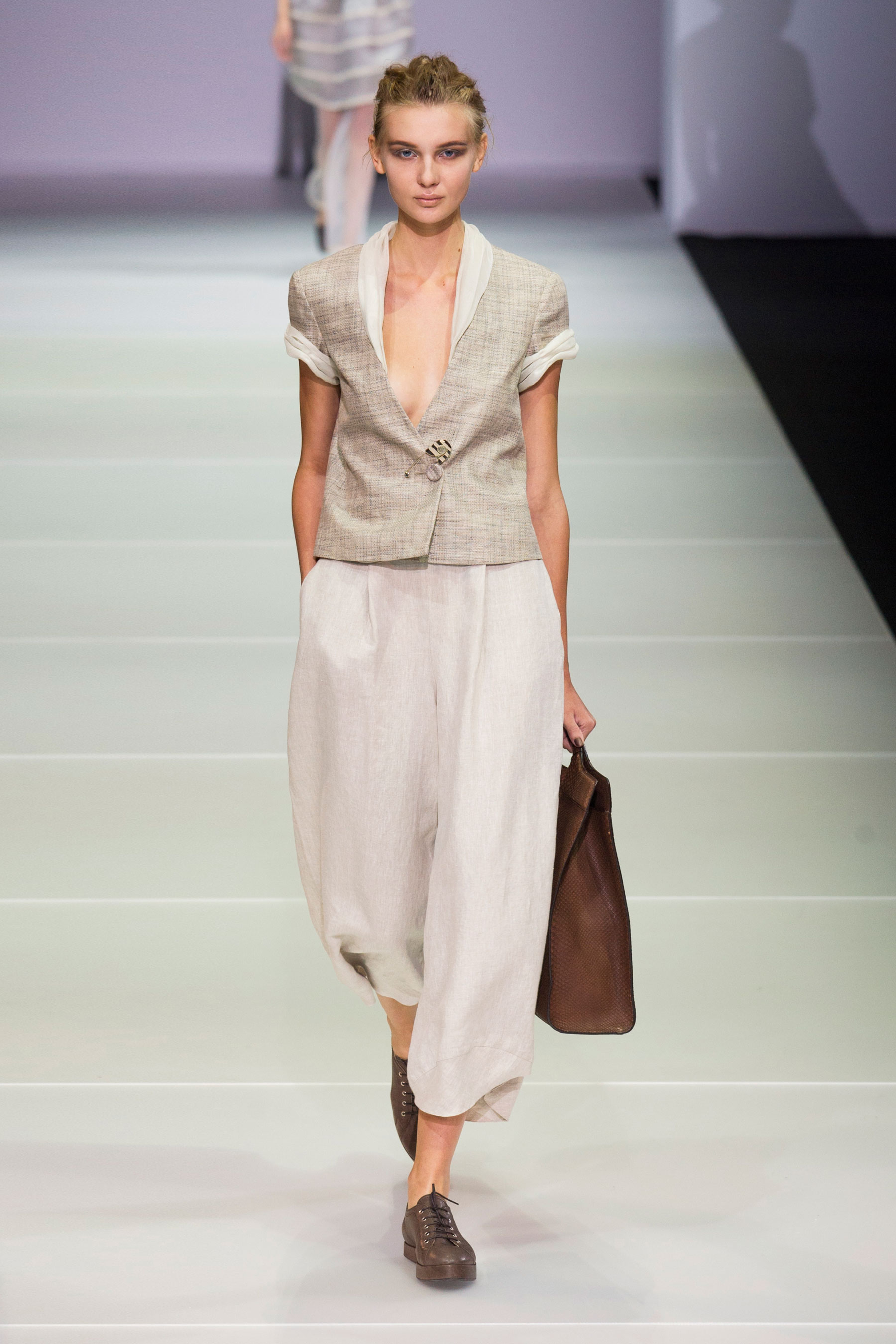 Giorgio Armani Spring 2015 | Giorgio Armani Takes Us on a Safari ...